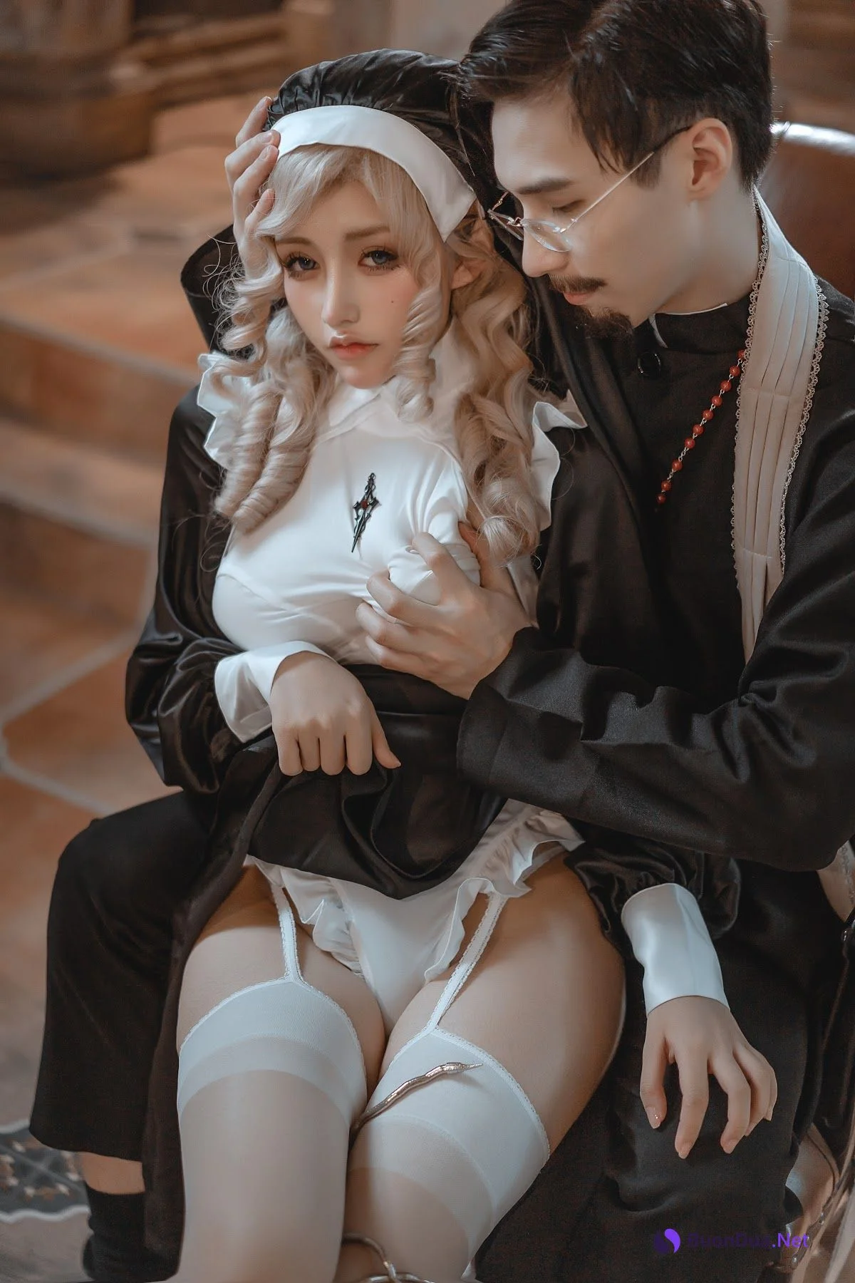 Coser@一笑芳香沁 No.032 修女与神父 - 照片 36