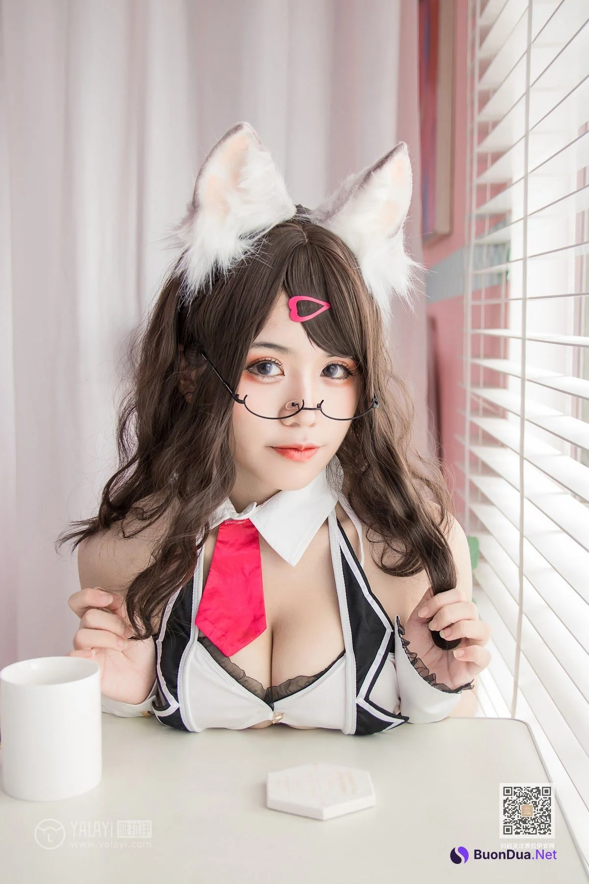 Coser@一笑芳香沁 No.034 狐耳内衣 - รูปภาพ 19
