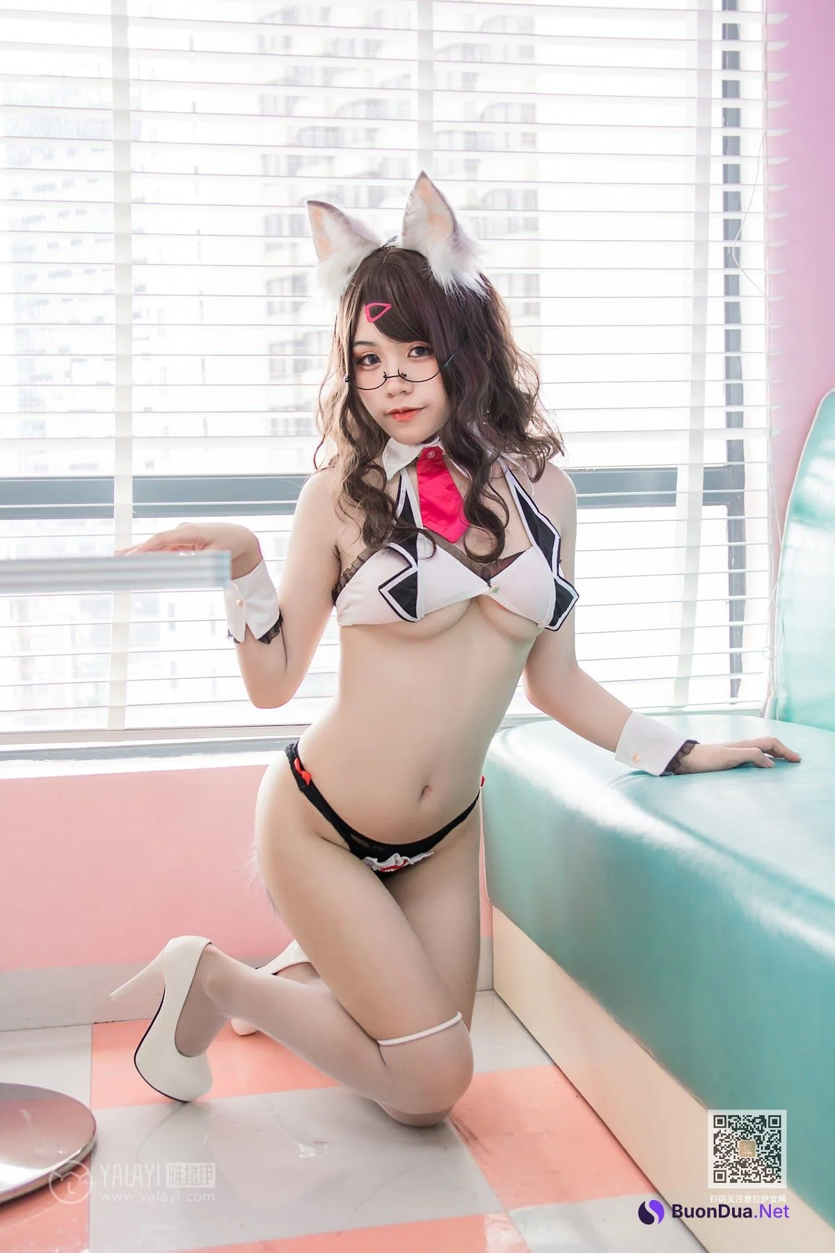 Coser@一笑芳香沁 No.034 狐耳内衣 - รูปภาพ 6