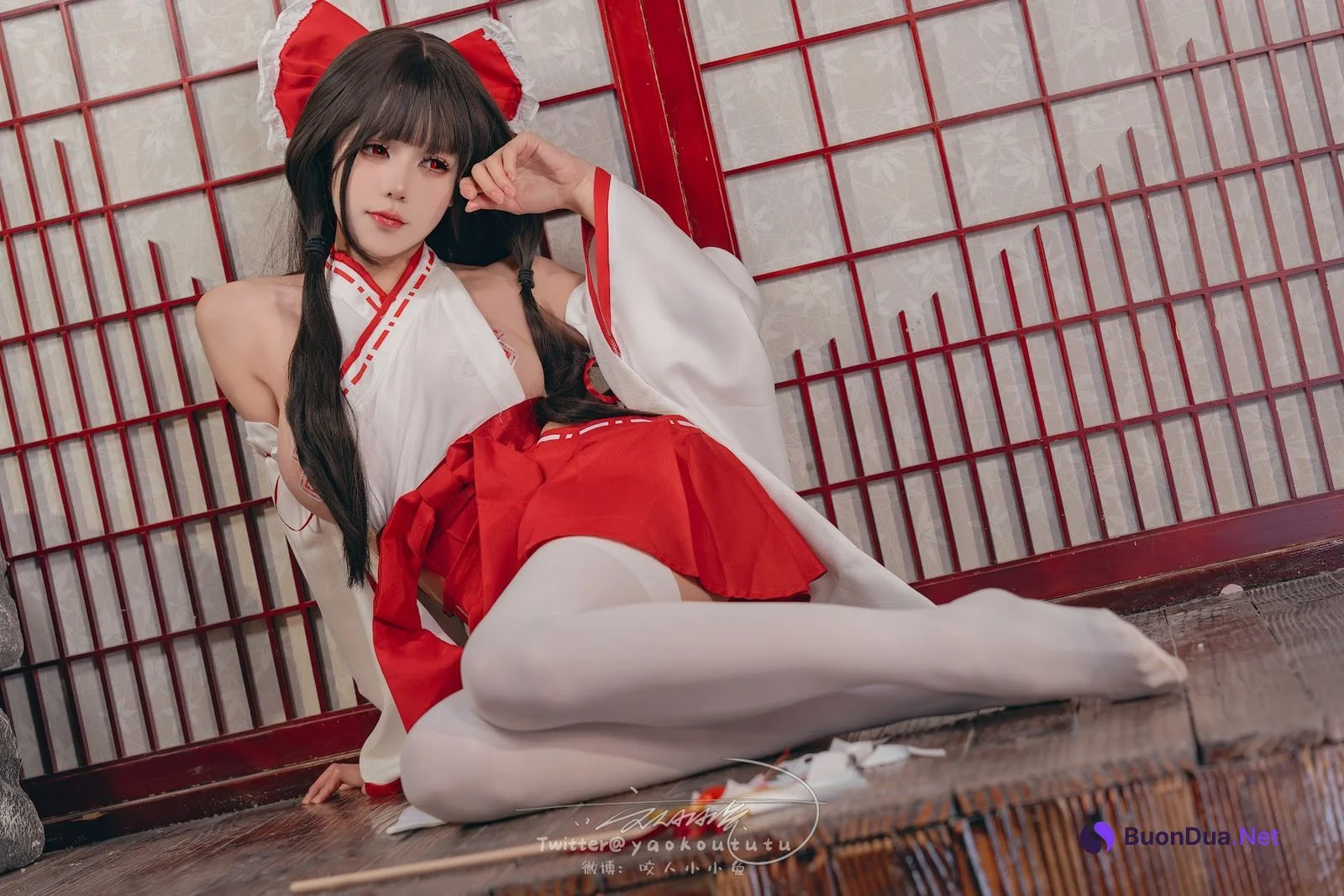 Coser@黏黏团子兔 – 狐之灵梦 Roly Poly - รูปภาพ 3