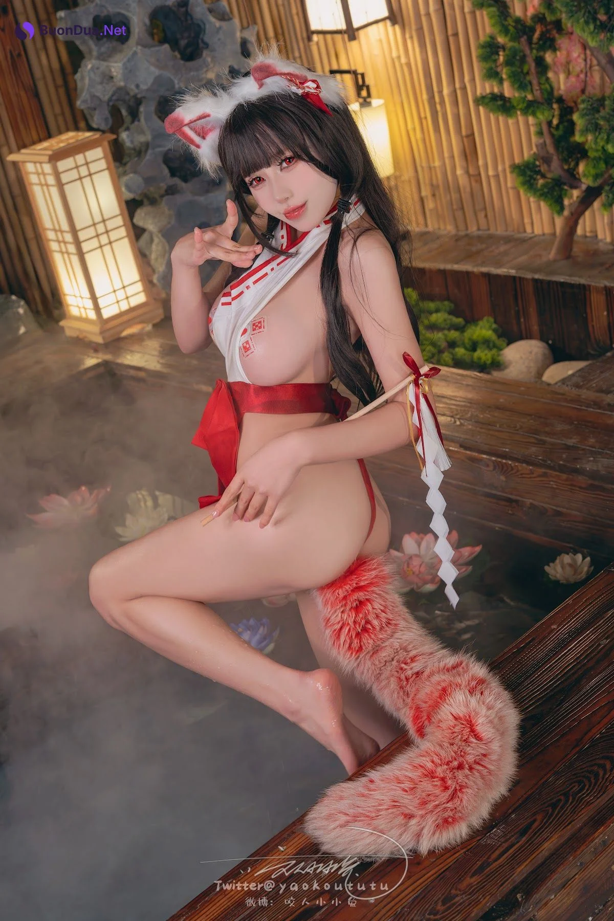 Coser@黏黏团子兔 – 狐之灵梦 Roly Poly - รูปภาพ 42
