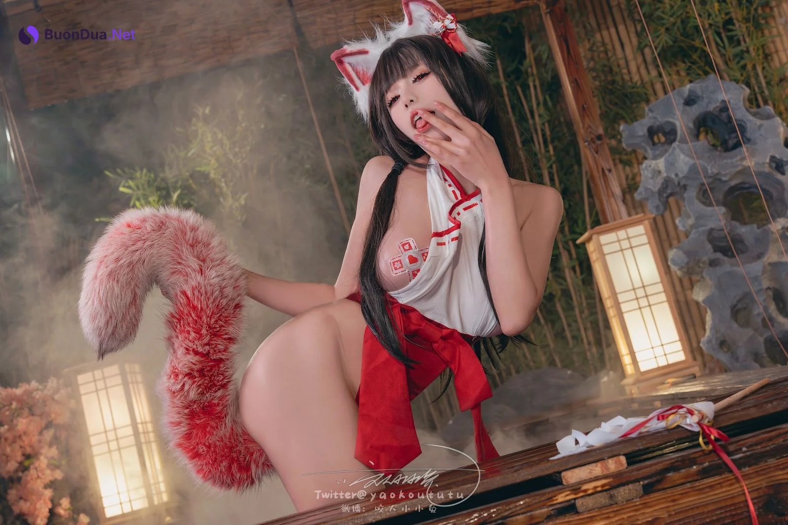 Coser@黏黏团子兔 – 狐之灵梦 Roly Poly - รูปภาพ 45