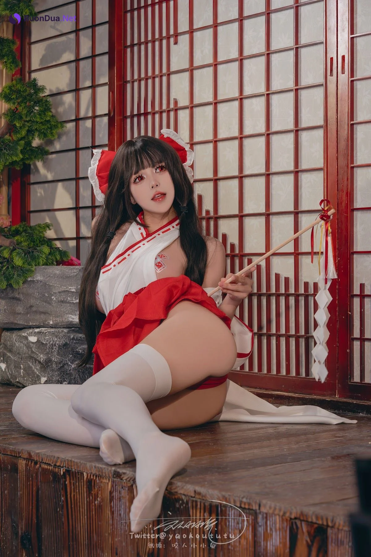 Coser@黏黏团子兔 – 狐之灵梦 Roly Poly - รูปภาพ 6