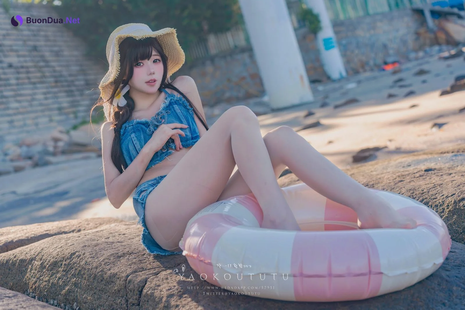 Coser@黏黏团子兔 – 海の夏日 Shotgun - Photo 24