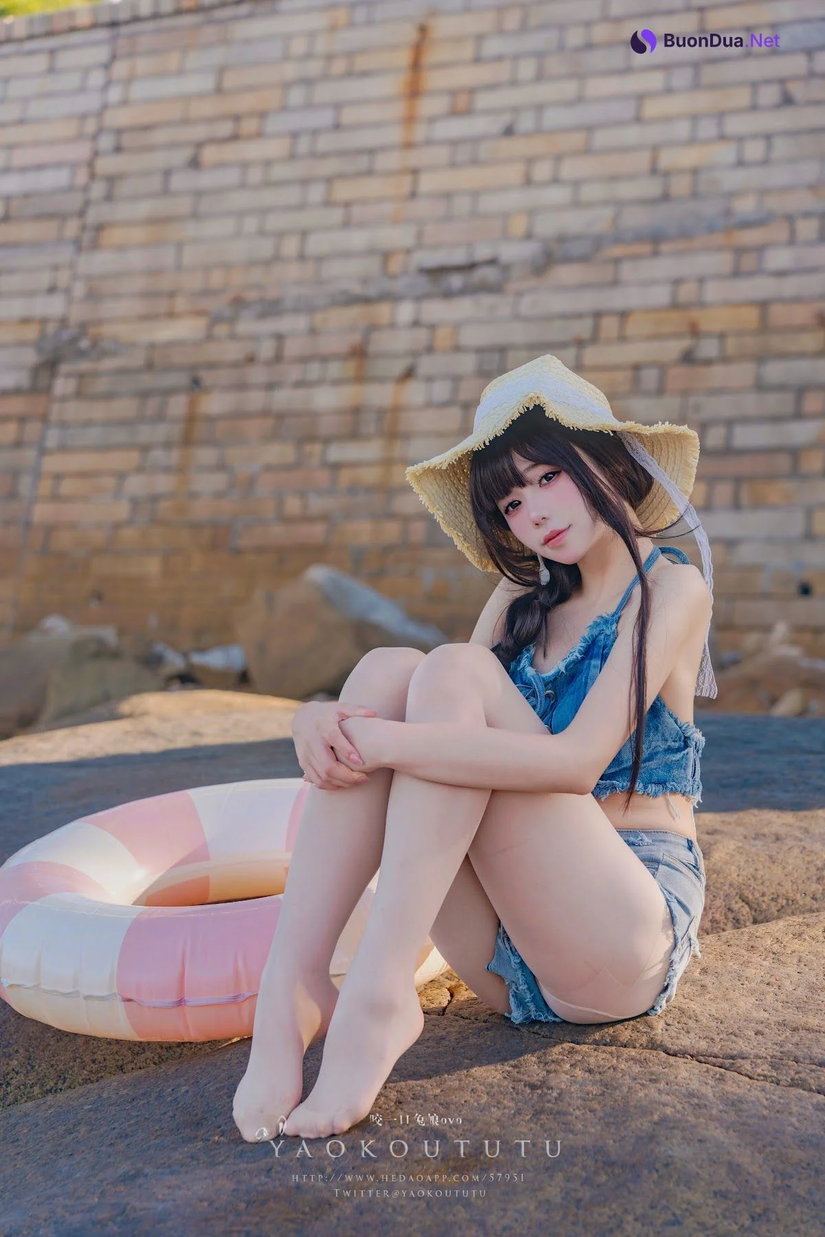 Coser@黏黏团子兔 – 海の夏日 Shotgun - Photo 28