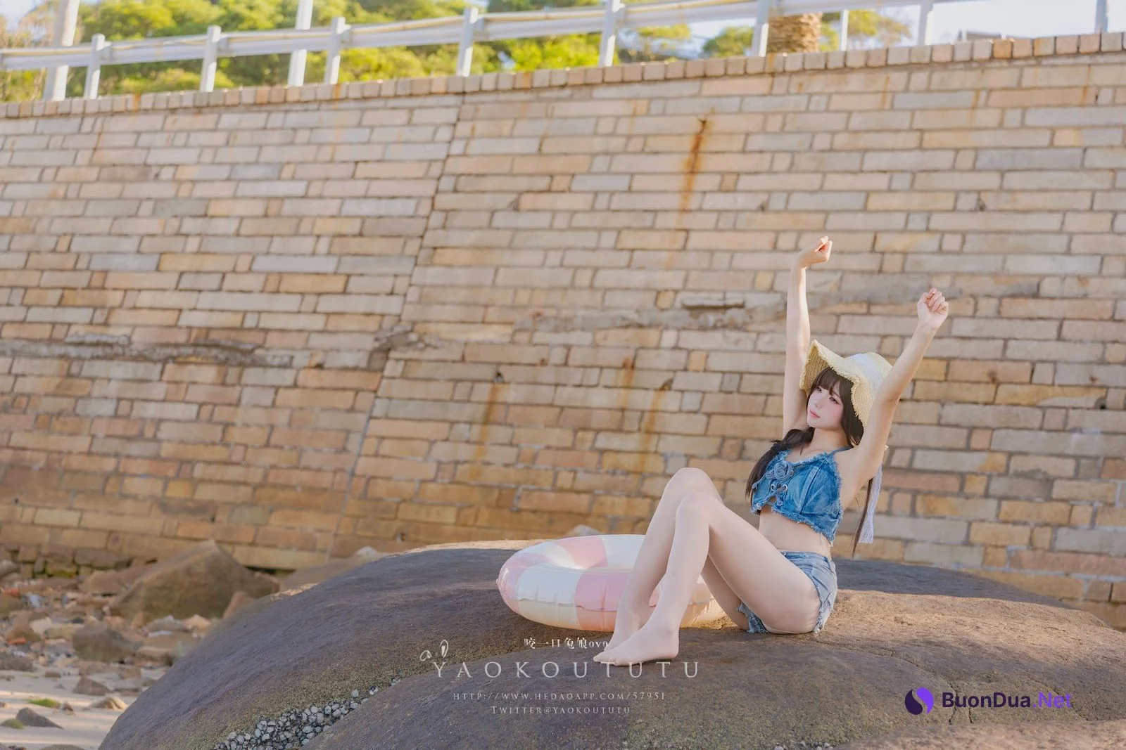 Coser@黏黏团子兔 – 海の夏日 Shotgun - Photo 29