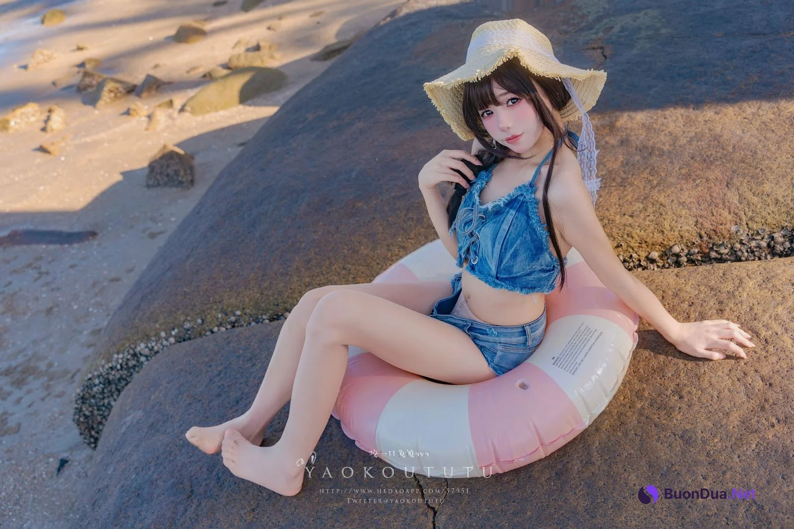Coser@黏黏团子兔 – 海の夏日 Shotgun - Photo 30