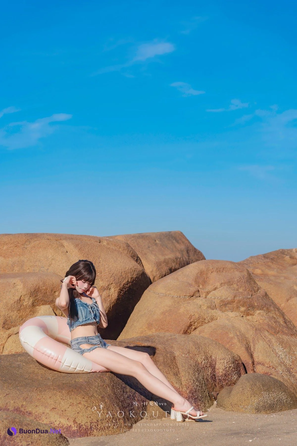 Coser@黏黏团子兔 – 海の夏日 Shotgun - Photo 39