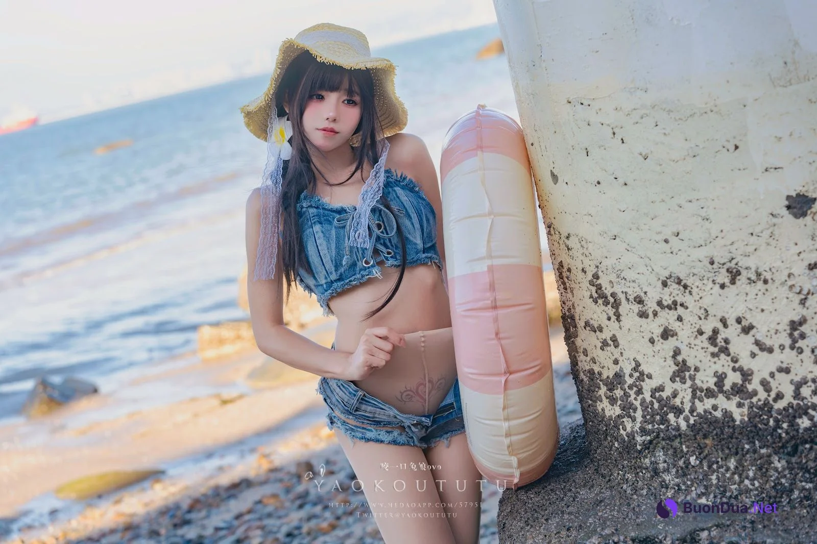 Coser@黏黏团子兔 – 海の夏日 Shotgun - 照片 6