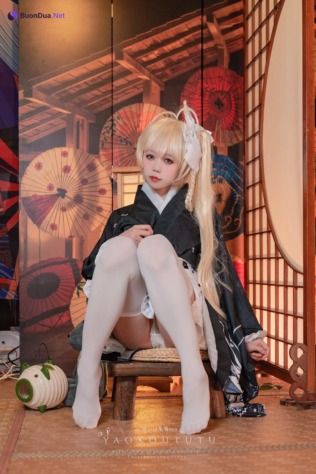 Coser@黏黏团子兔 – 六月T3专属特典『穹妹浴衣』 - Photo 15