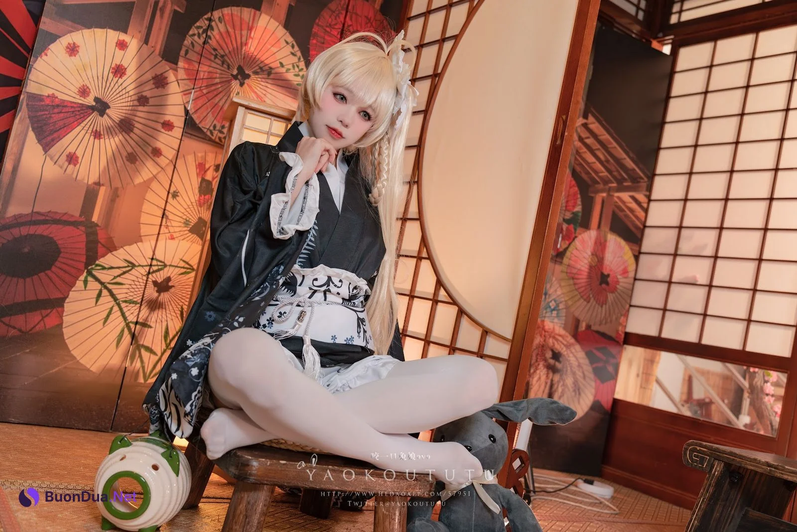 Coser@黏黏团子兔 – 六月T3专属特典『穹妹浴衣』 - Photo 18