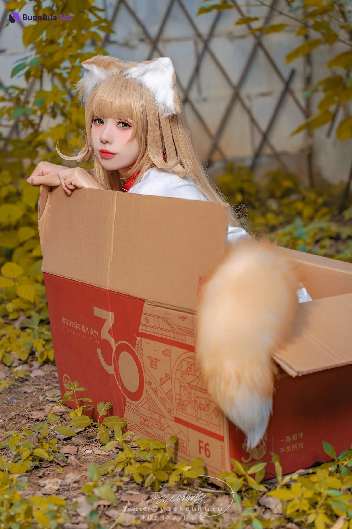 Coser@黏黏团子兔 – 捡到一只黄豆粉 UNI - รูปภาพ 11