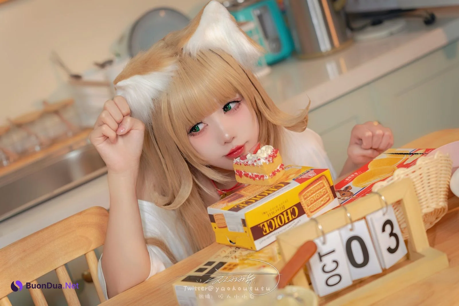 Coser@黏黏团子兔 – 捡到一只黄豆粉 UNI - รูปภาพ 15