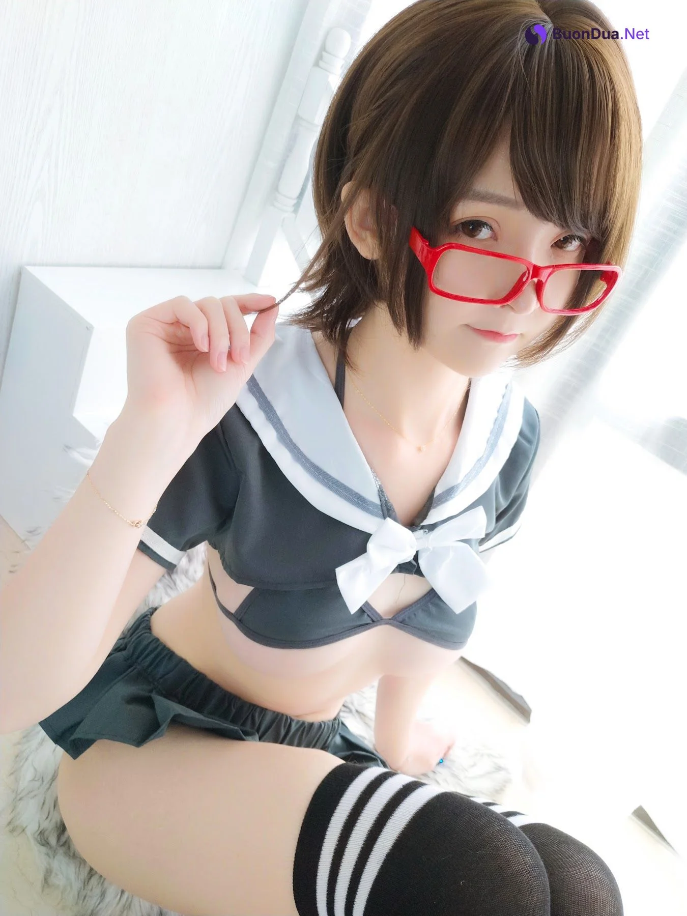 Coser@一小央泽 (yixiaoyangze) – 早安学妹 - Photo 14