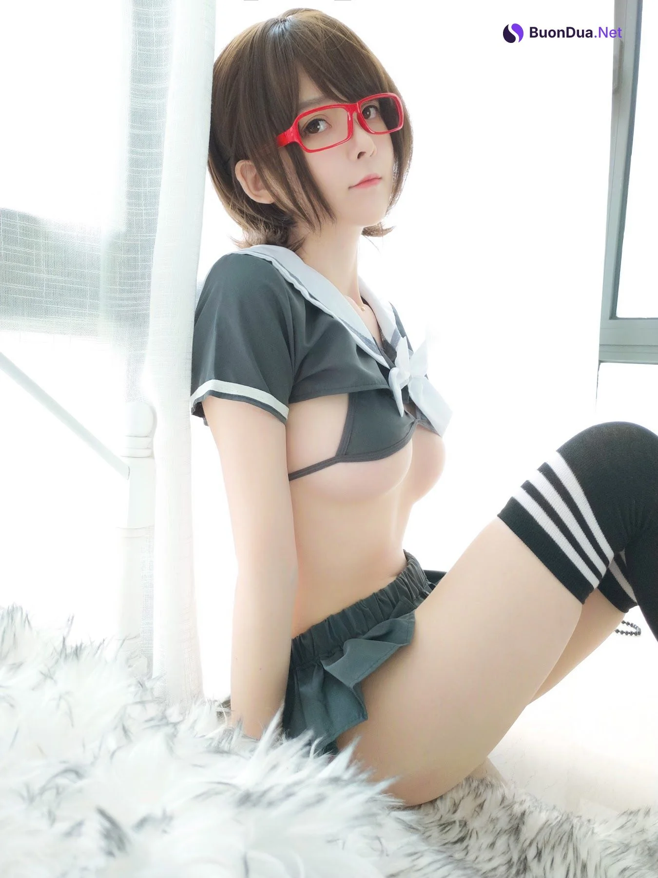 Coser@一小央泽 (yixiaoyangze) – 早安学妹 - Photo 17