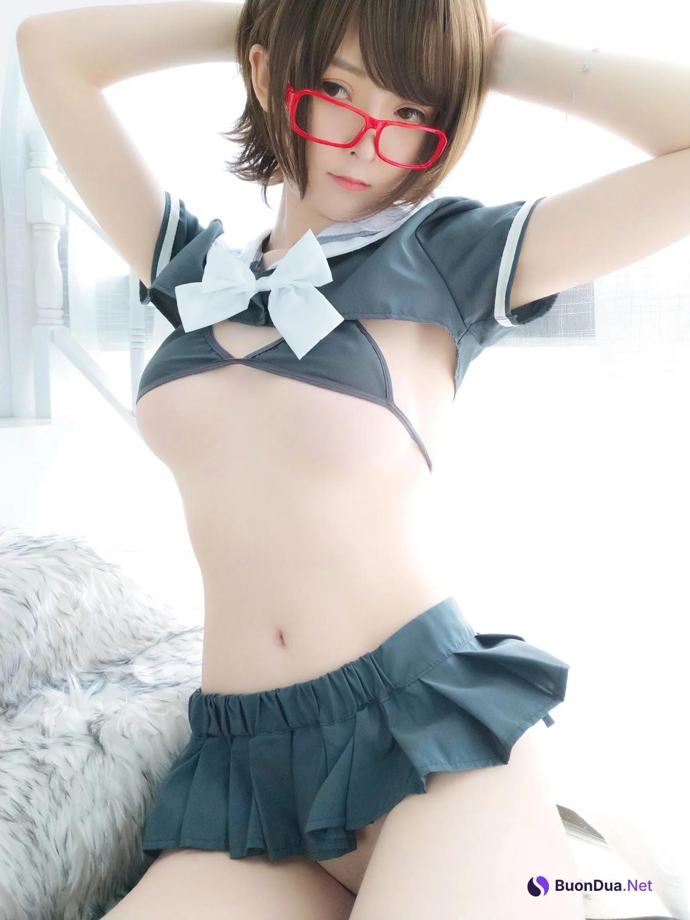 Coser@一小央泽 (yixiaoyangze) – 早安学妹 - Photo 6