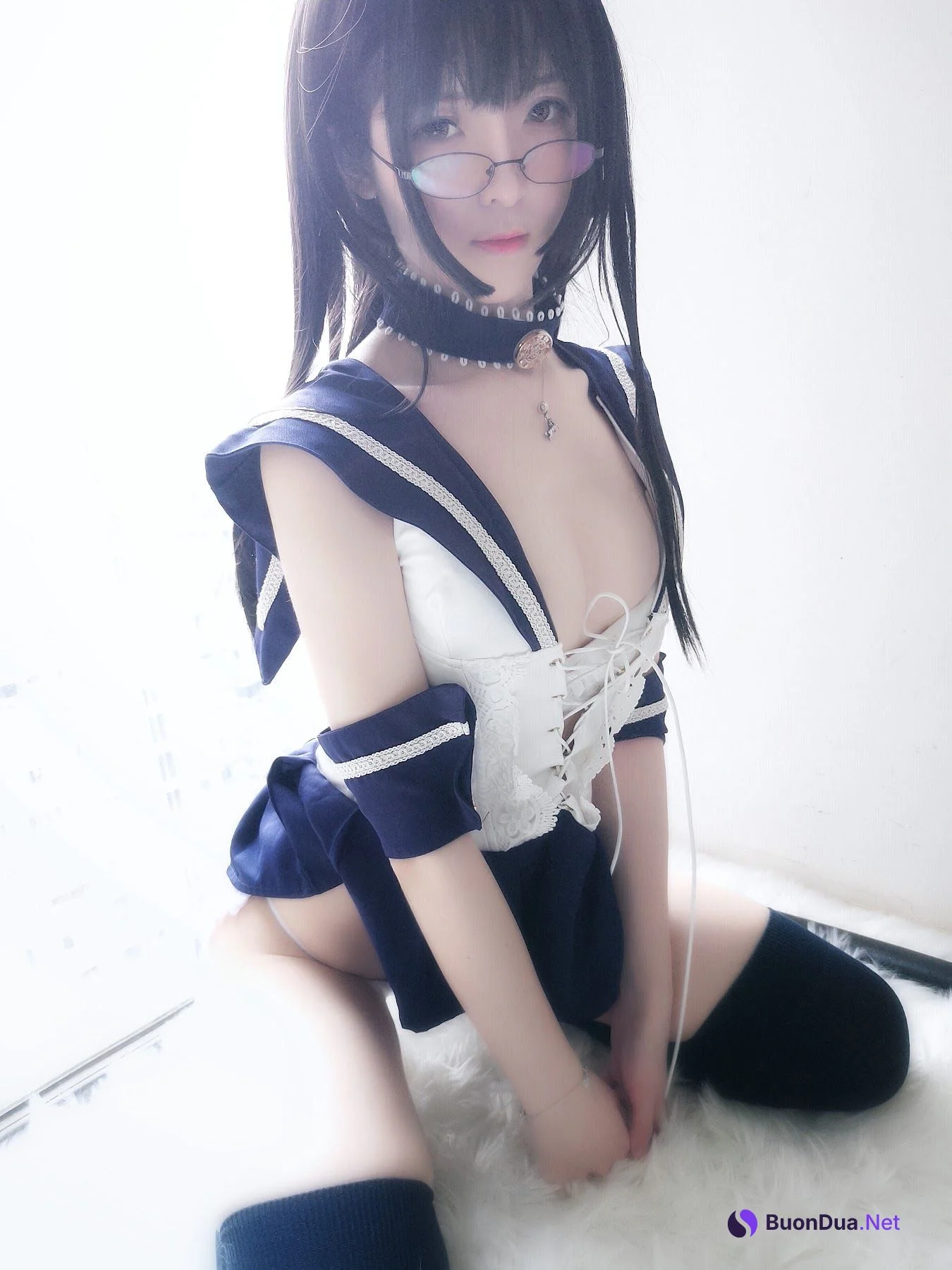 Coser@一小央泽 (yixiaoyangze) – 武士刀与水手服 - Photo 10