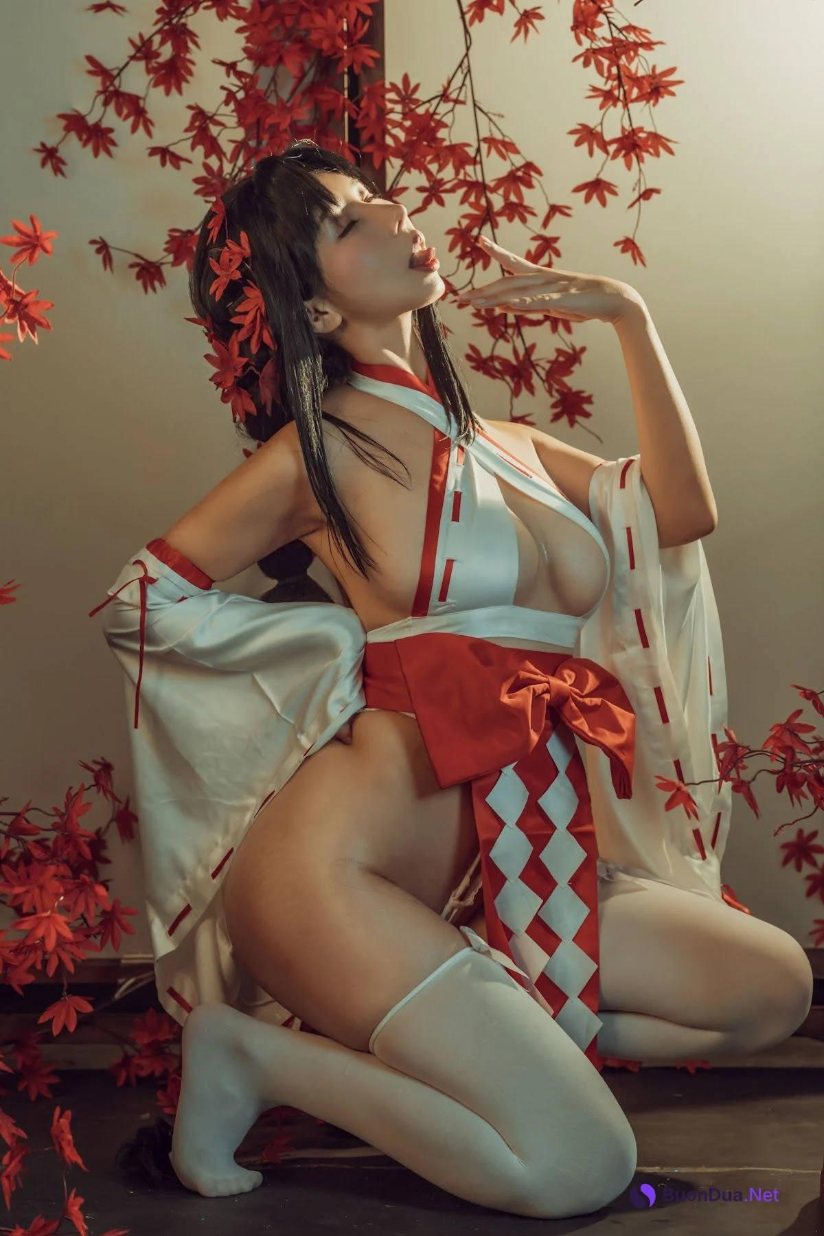 Coser@云溪溪 (Yunx1x1) Vol.004 奶桃巫女 - Photo 15