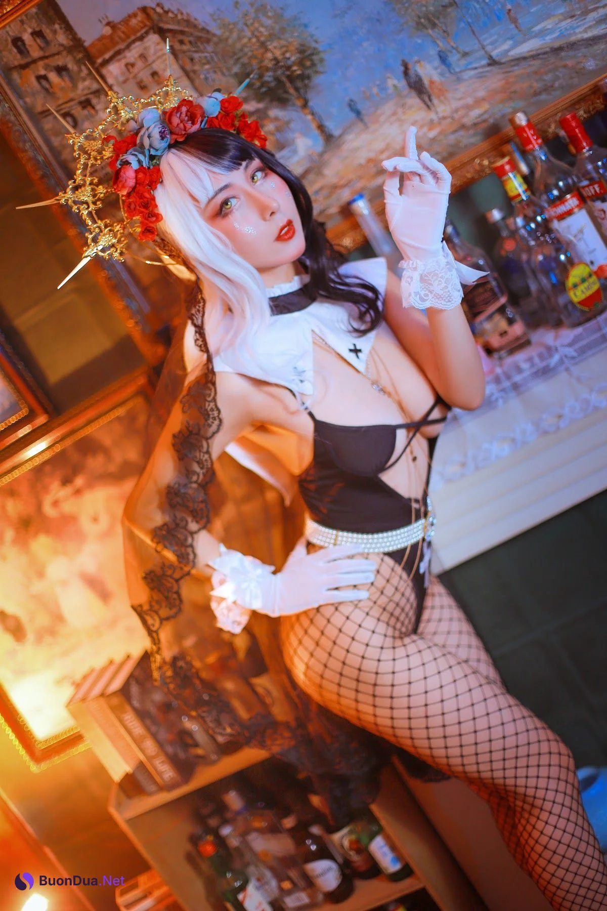 Coser@云溪溪 (Yunx1x1) Vol.017 奶桃 修女 - Photo 13
