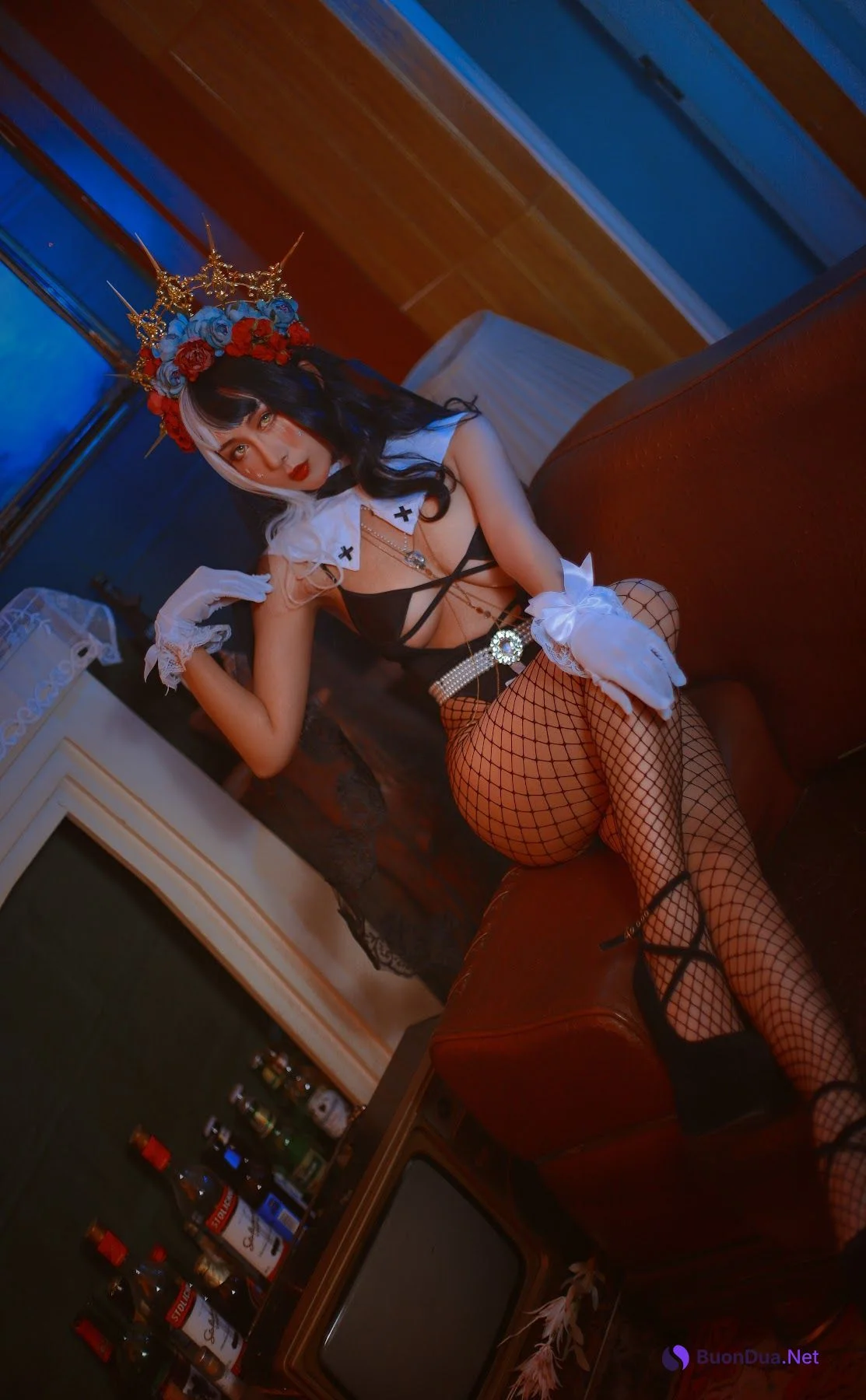 Coser@云溪溪 (Yunx1x1) Vol.017 奶桃 修女 - Photo 14