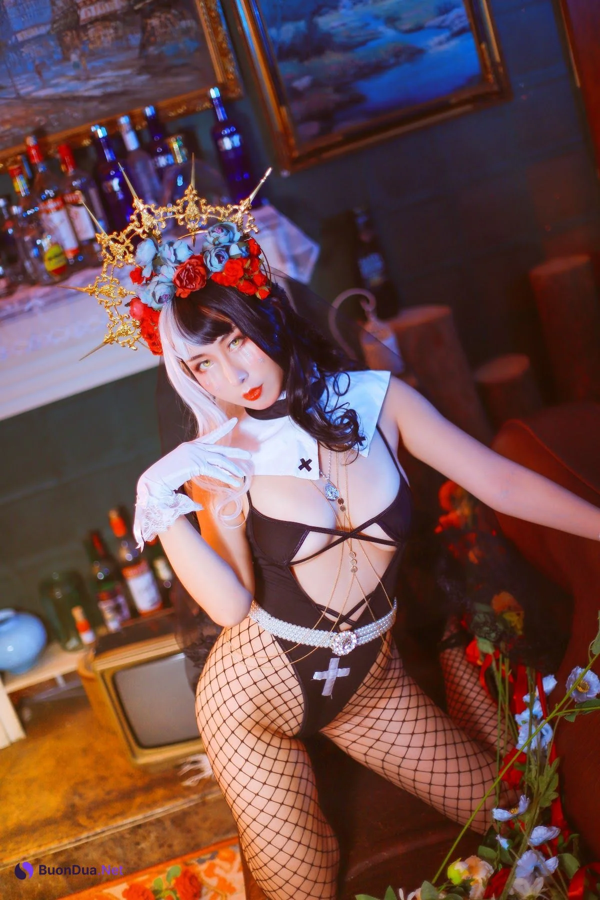 Coser@云溪溪 (Yunx1x1) Vol.017 奶桃 修女 - Photo 16