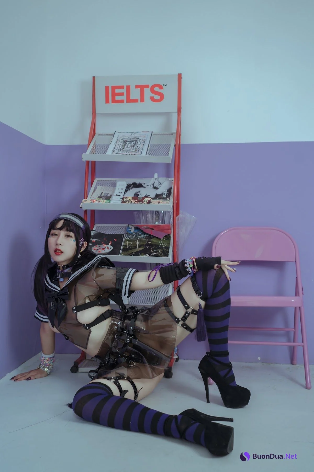 Coser@云溪溪 (Yunx1x1) Vol.029 奶桃 幻想学院 - Photo 8