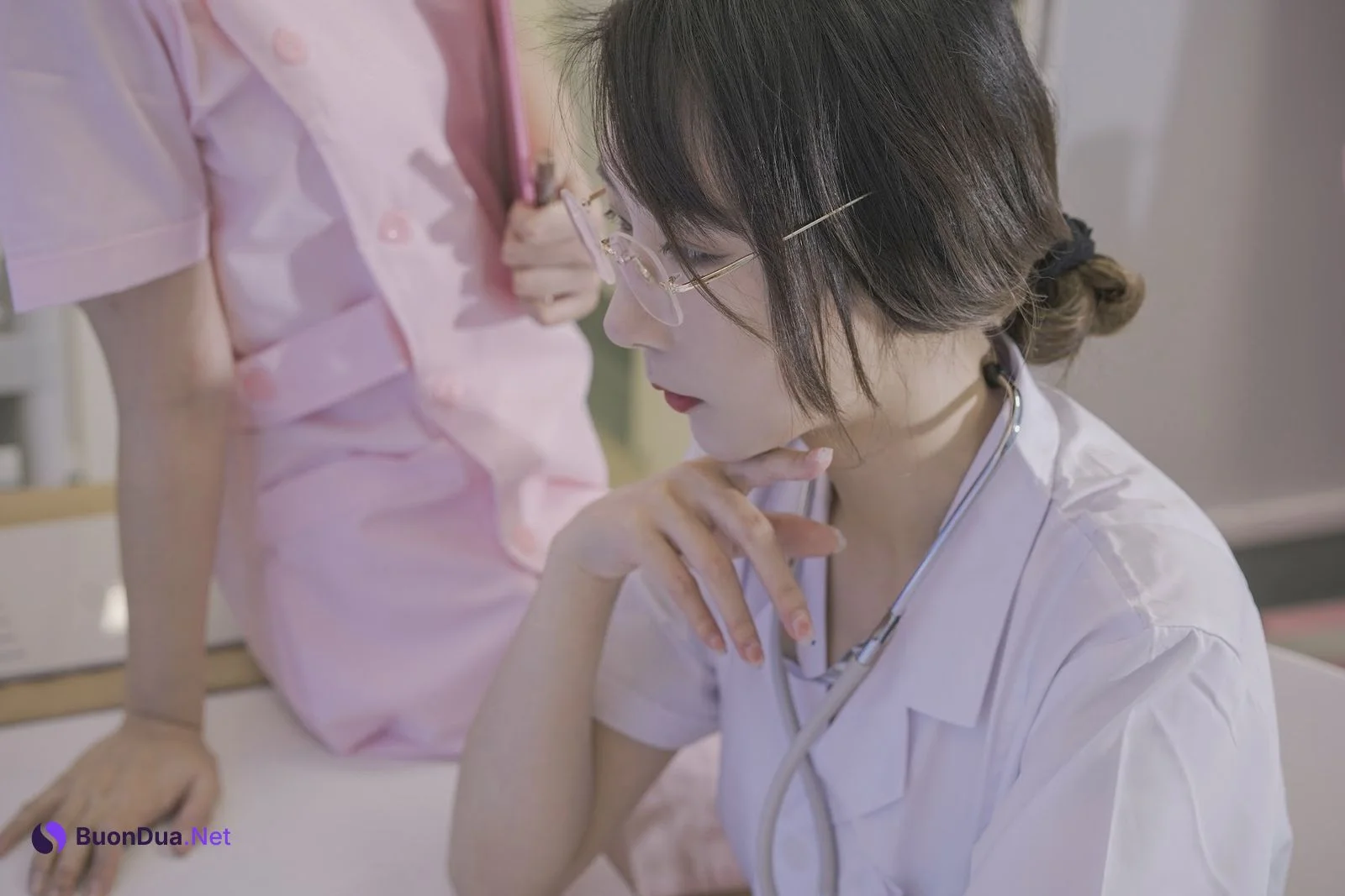 Coser@云溪溪 (Yunx1x1) Vol.030 奶桃 N47医护 - Photo 7
