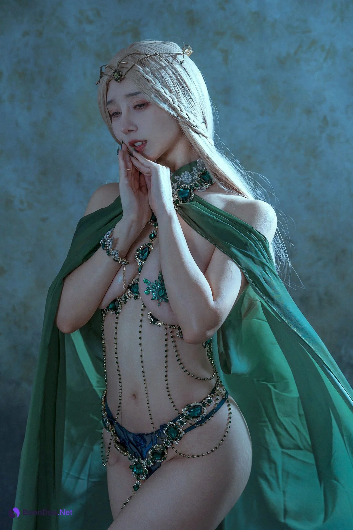 Coser@云溪溪 (Yunx1x1) Vol.037 奶桃 Malachite孔雀石 - Photo 13