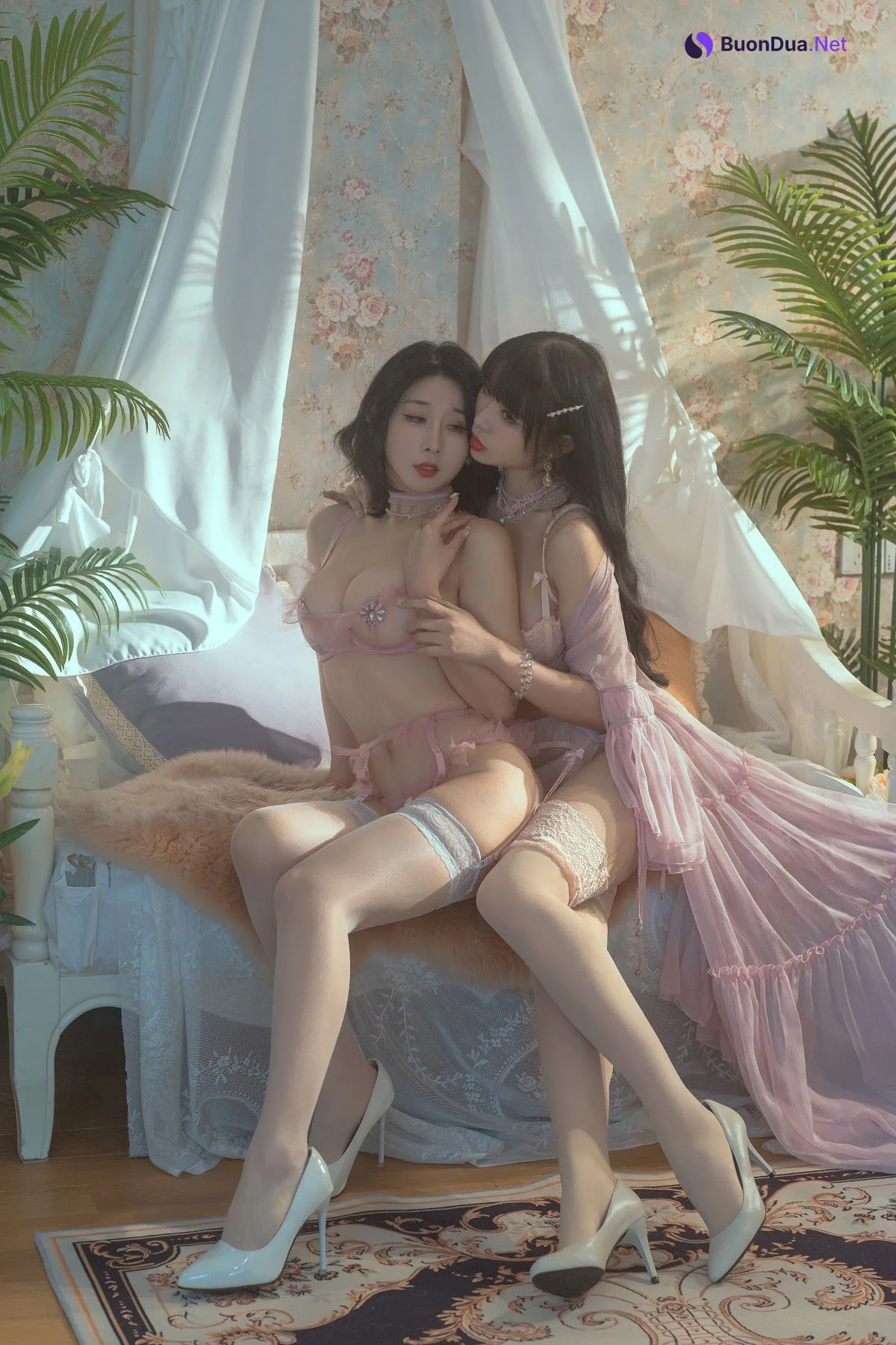 Coser@云溪溪 (Yunx1x1) Vol.051 奶桃 花吟系列 - Photo 3