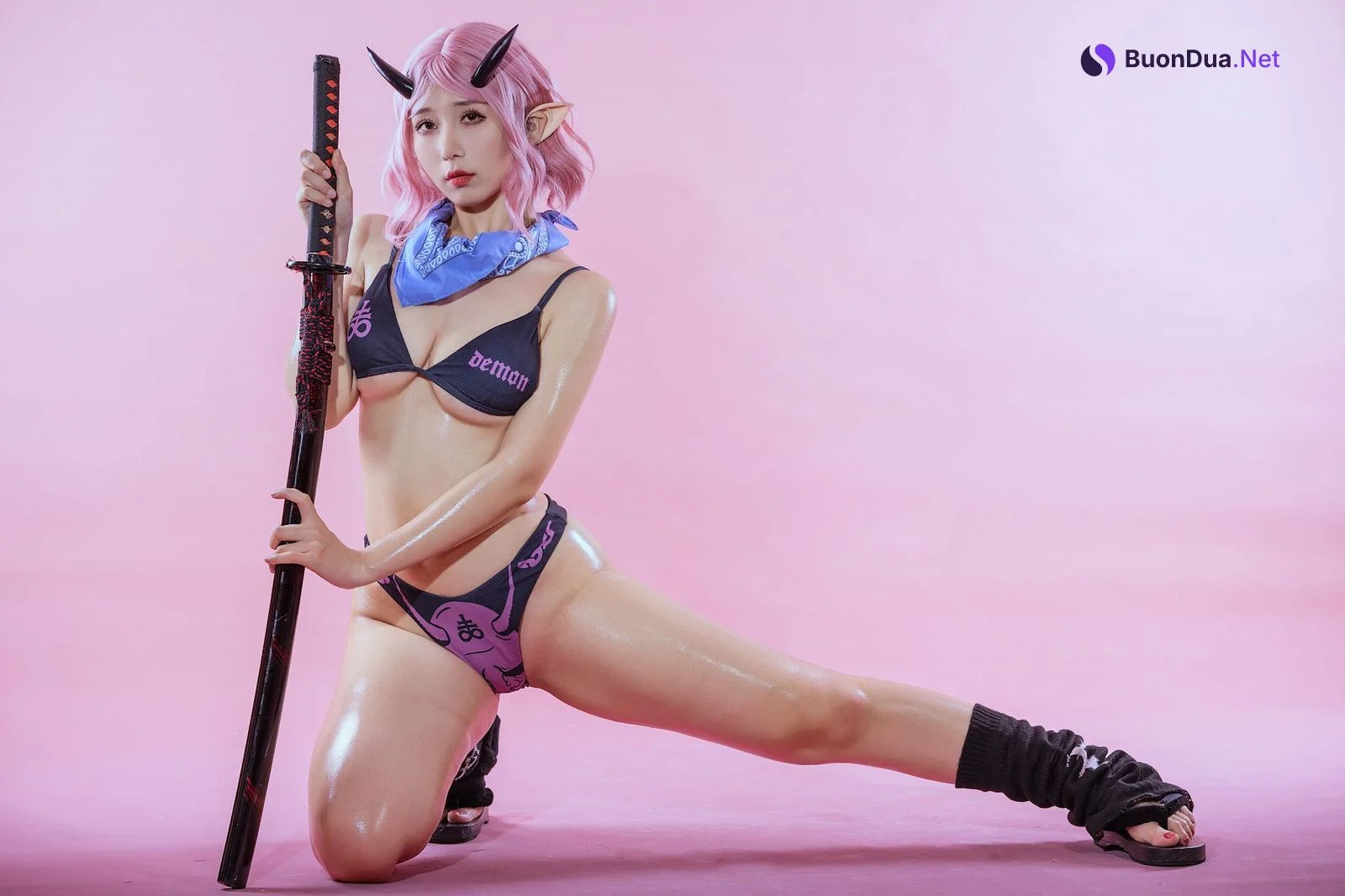 Coser@云溪溪 (Yunx1x1) Vol.059 御前二叶·鬼人 - Photo 11
