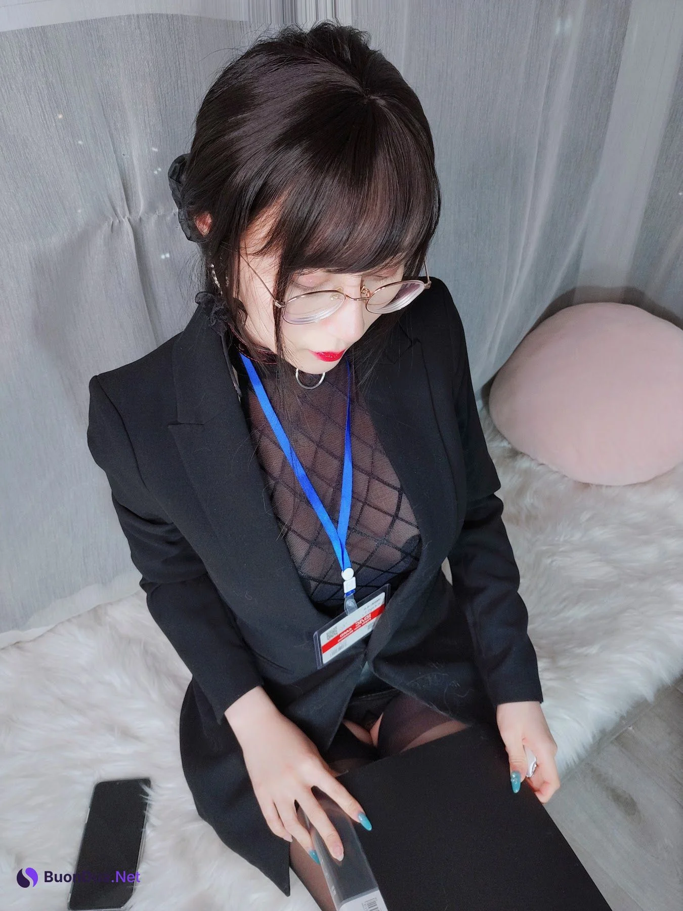 Coser@白银81 自撮り4(黑丝情趣) - Photo 12
