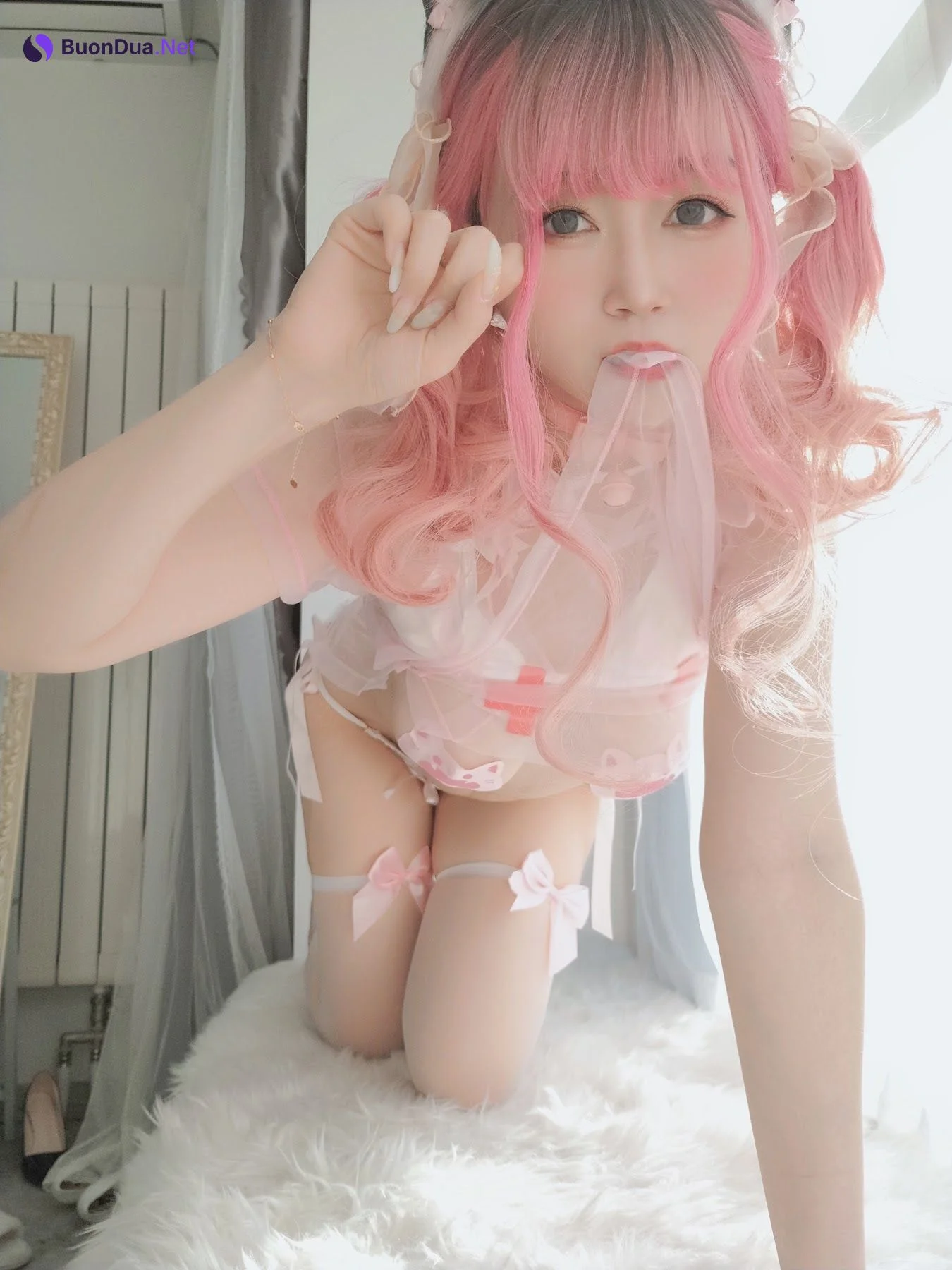 Coser@白银81 猫咪护士 - 写真 11