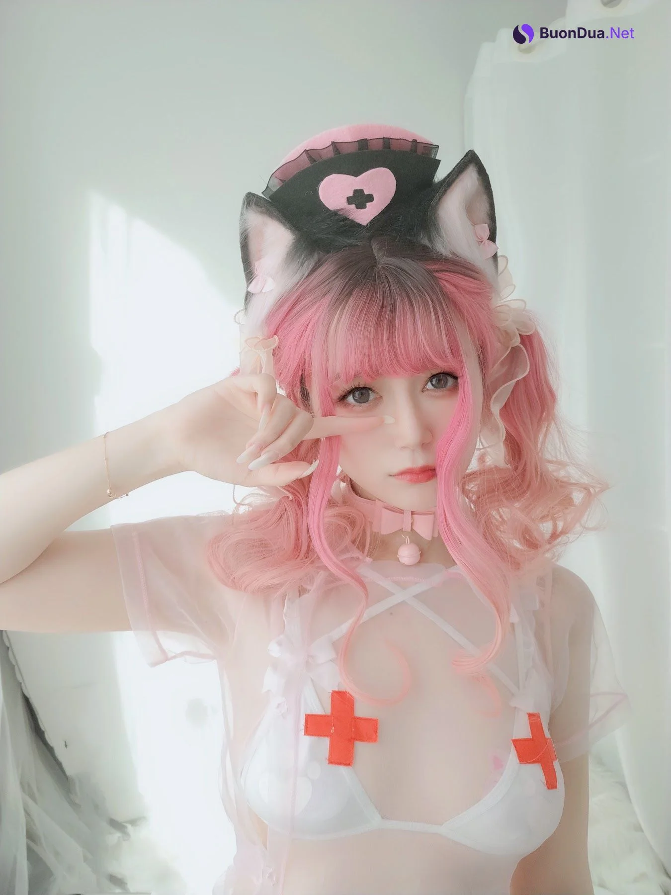 Coser@白银81 猫咪护士 - 写真 20