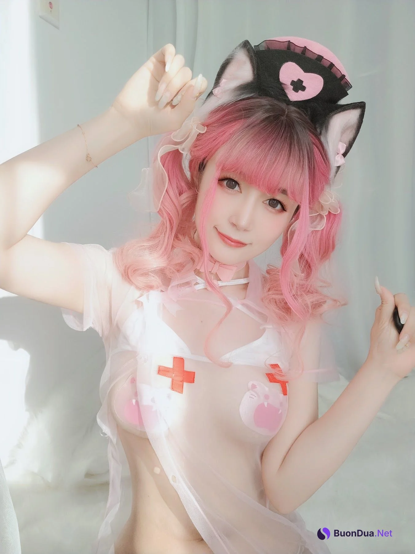 Coser@白银81 猫咪护士 - 写真 4