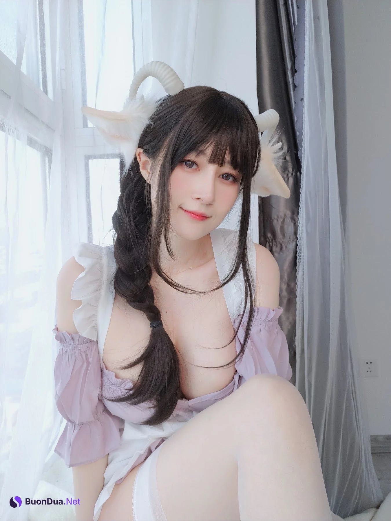 Coser@白银81 – 白丝兔耳女仆 - รูปภาพ 20