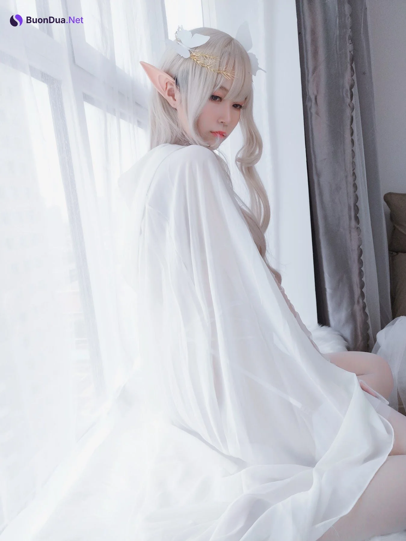 Coser@白银81 纯白精灵 - 사진 12