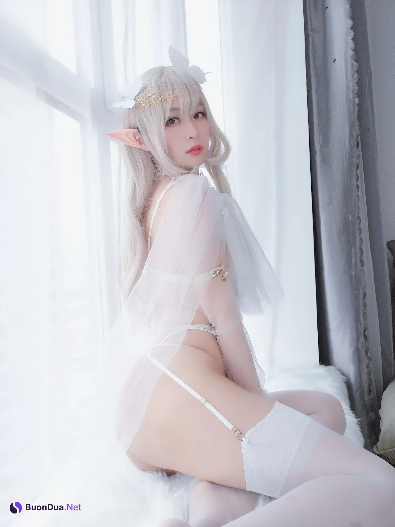 Coser@白银81 纯白精灵 - 사진 14