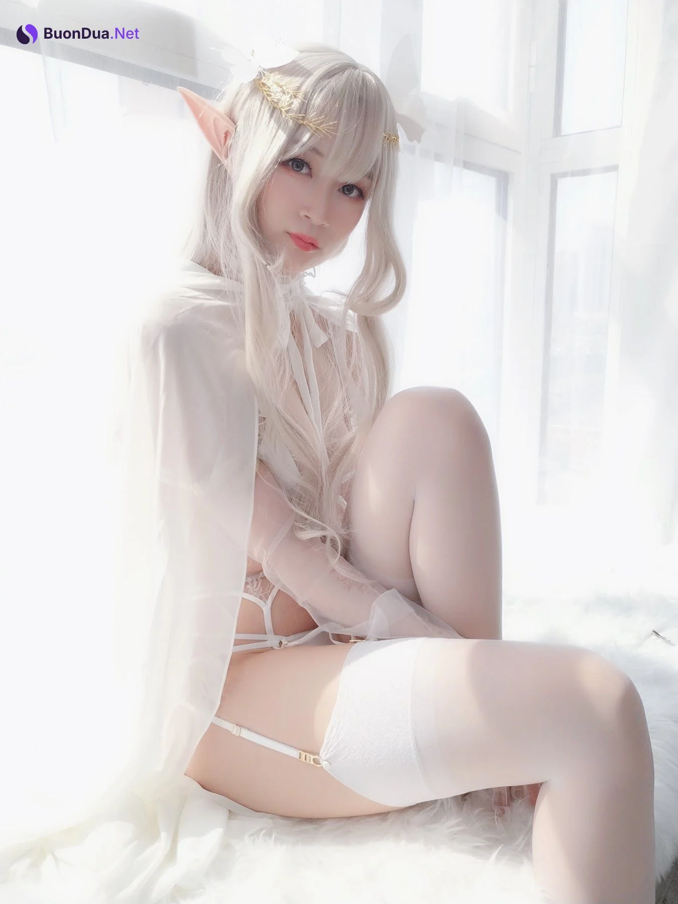 Coser@白银81 纯白精灵 - 사진 19