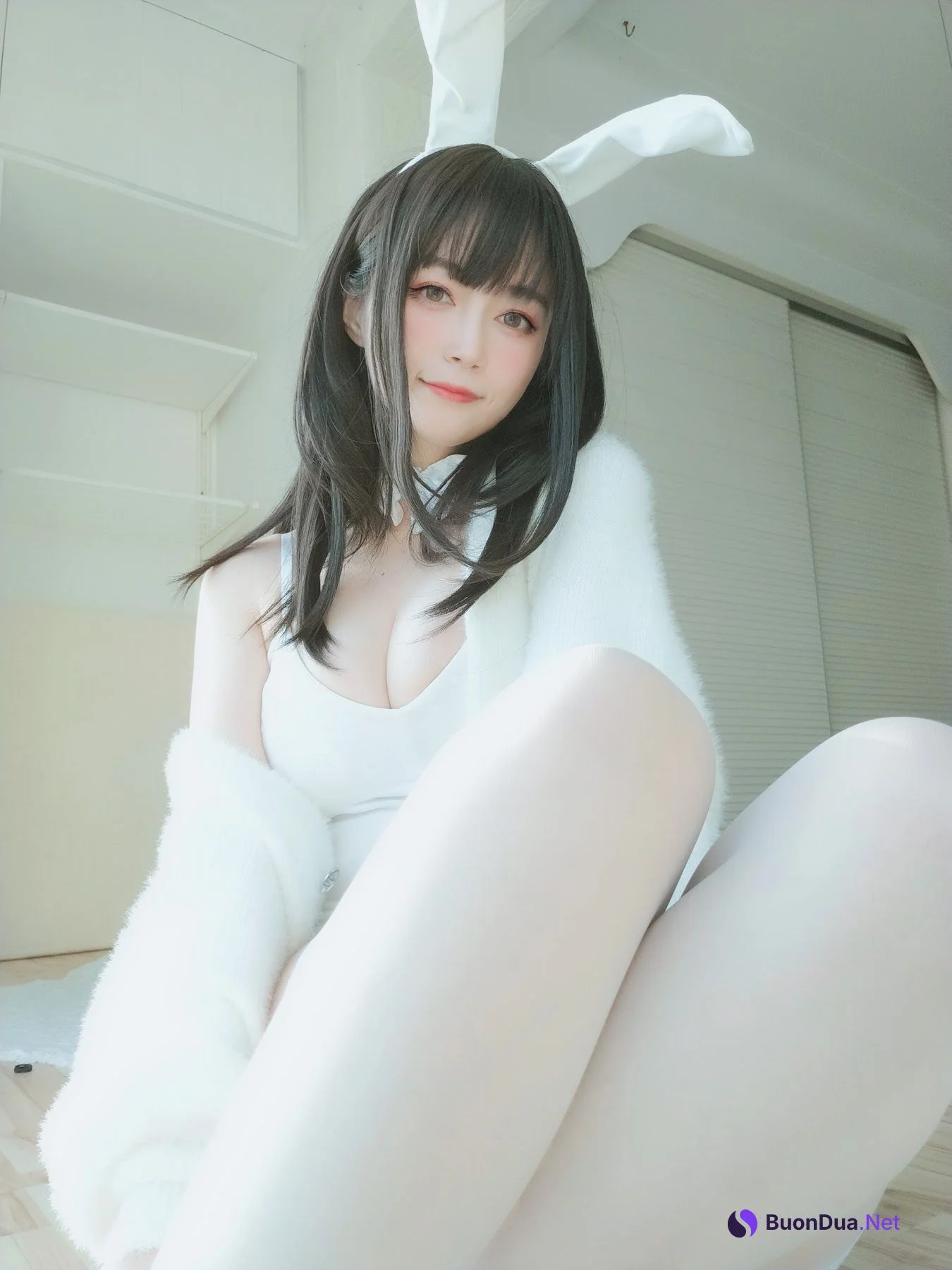 Coser@白银81 白丝兔子 - 사진 16