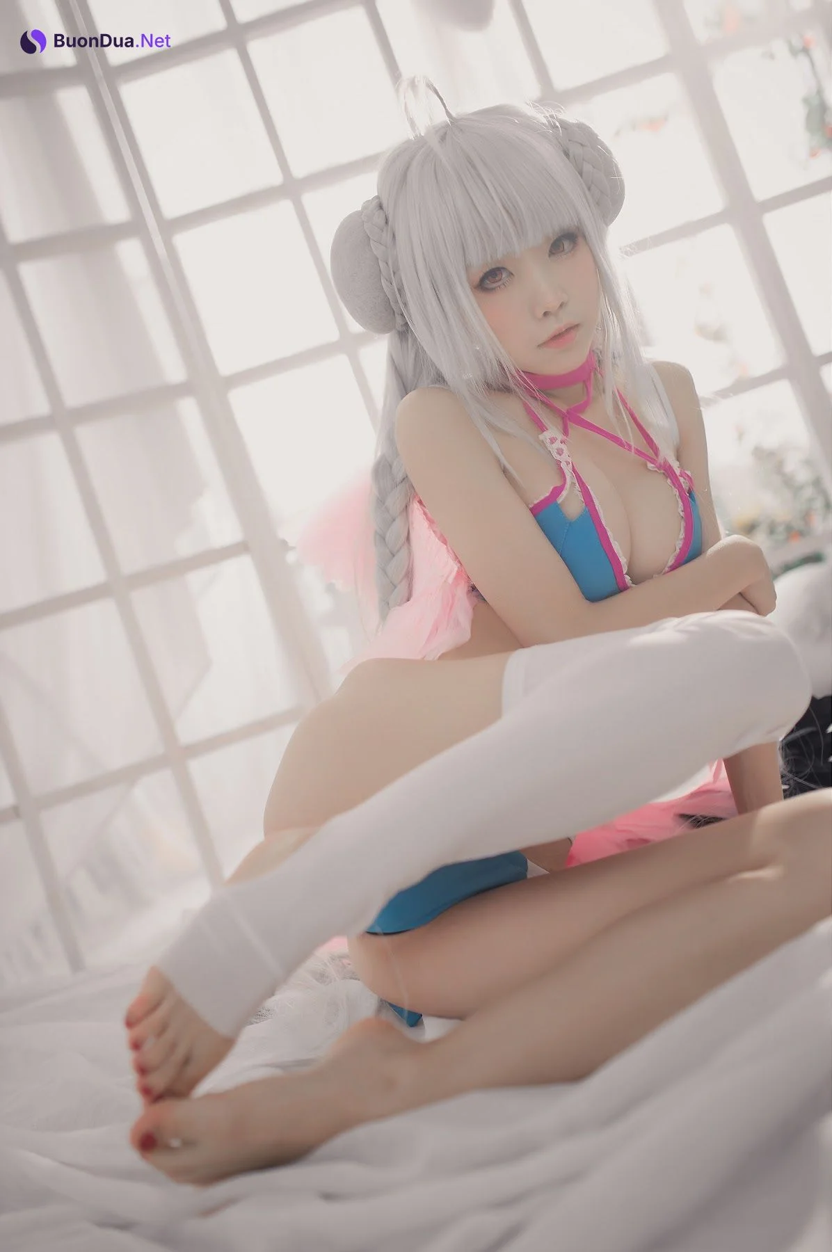 Coser@水淼Aqua Vol.004 可畏 水着 - Photo 10