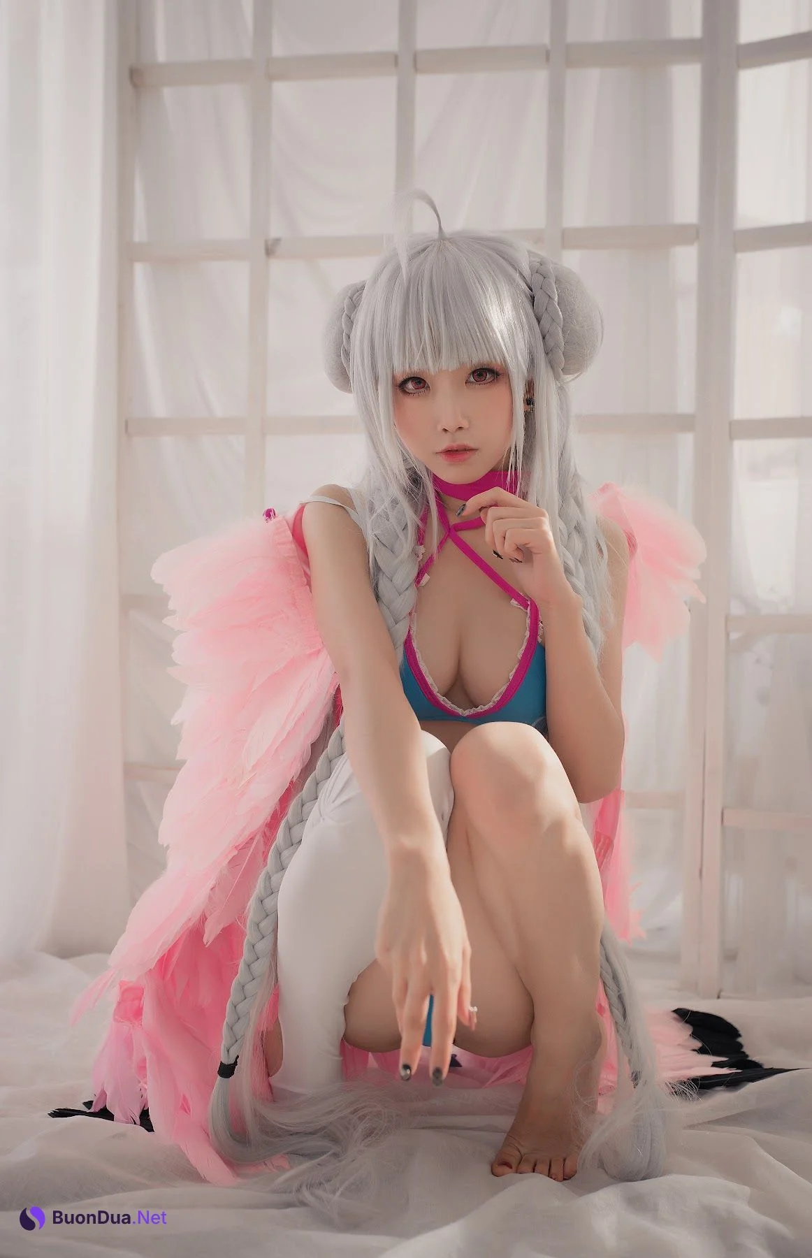 Coser@水淼Aqua Vol.004 可畏 水着 - Photo 12