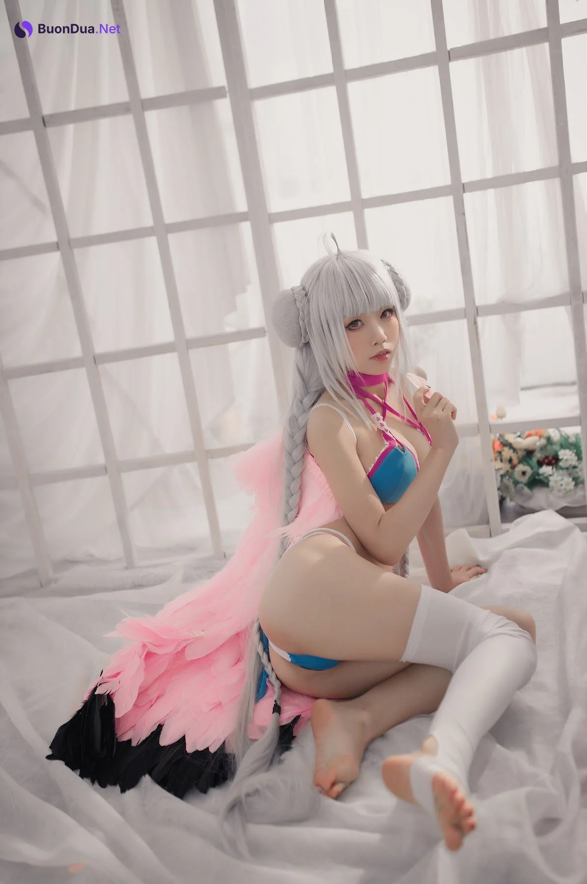 Coser@水淼Aqua Vol.004 可畏 水着 - Photo 14
