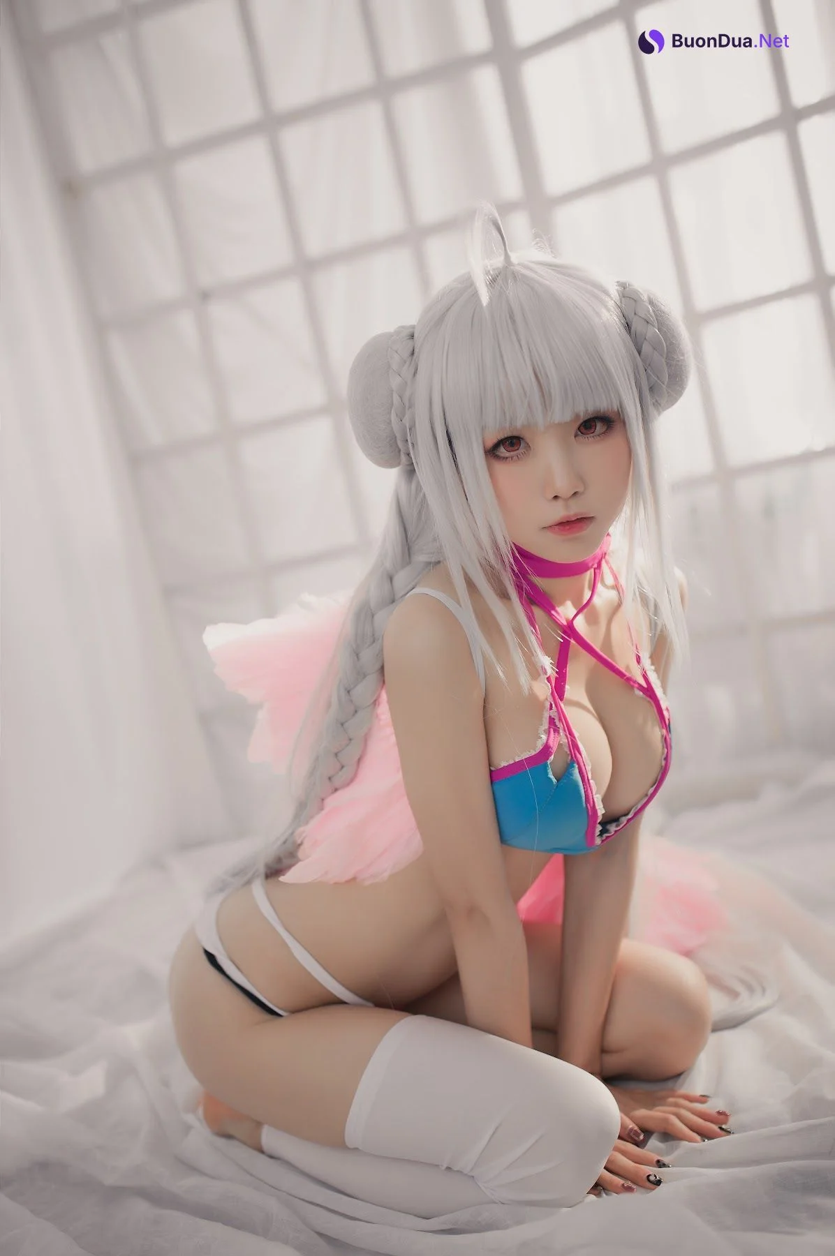 Coser@水淼Aqua Vol.004 可畏 水着 - Photo 18
