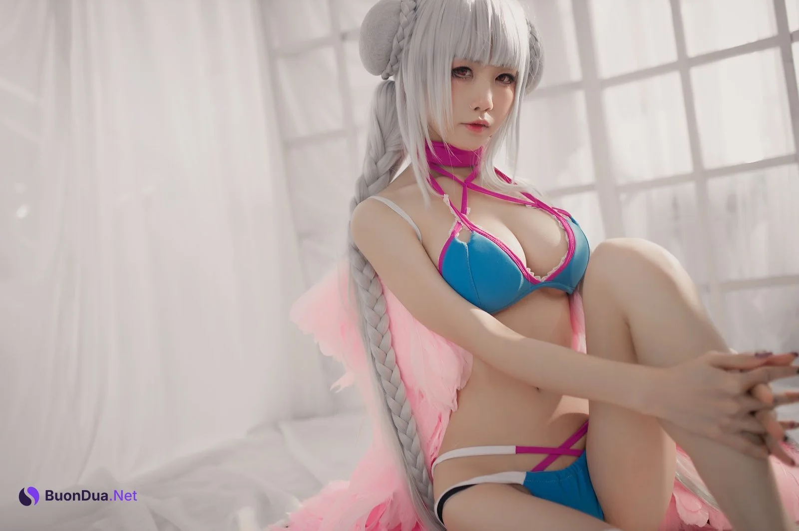 Coser@水淼Aqua Vol.004 可畏 水着 - Photo 20