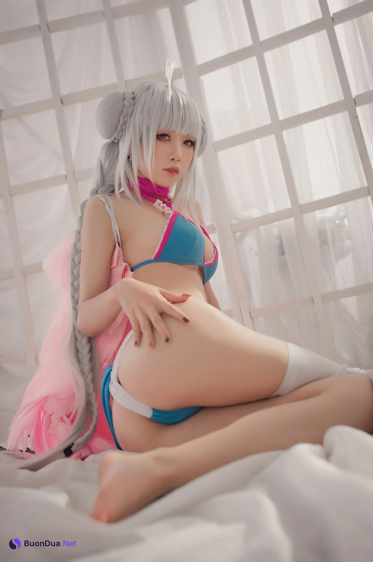 Coser@水淼Aqua Vol.004 可畏 水着 - Photo 5