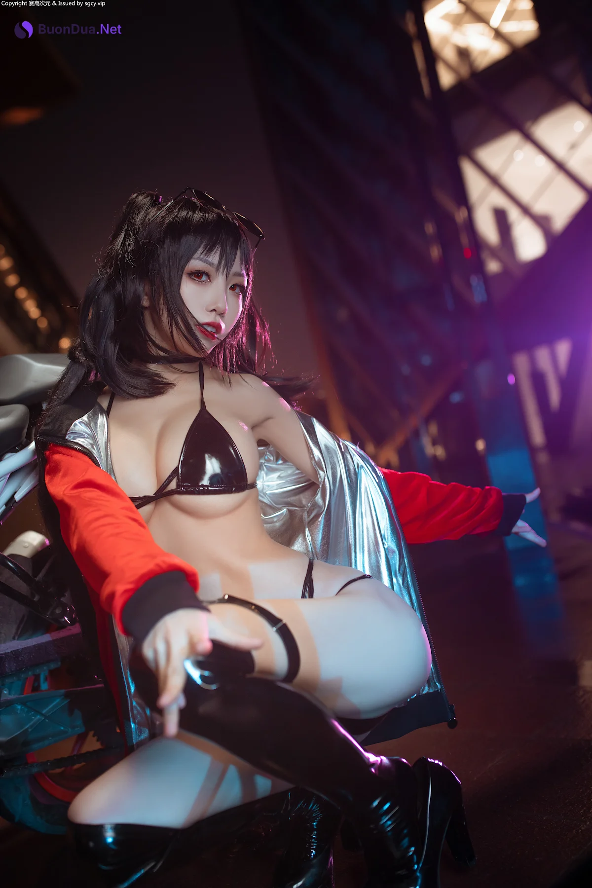 Coser@水淼Aqua Vol.007 大凤机车少女 - 照片 10