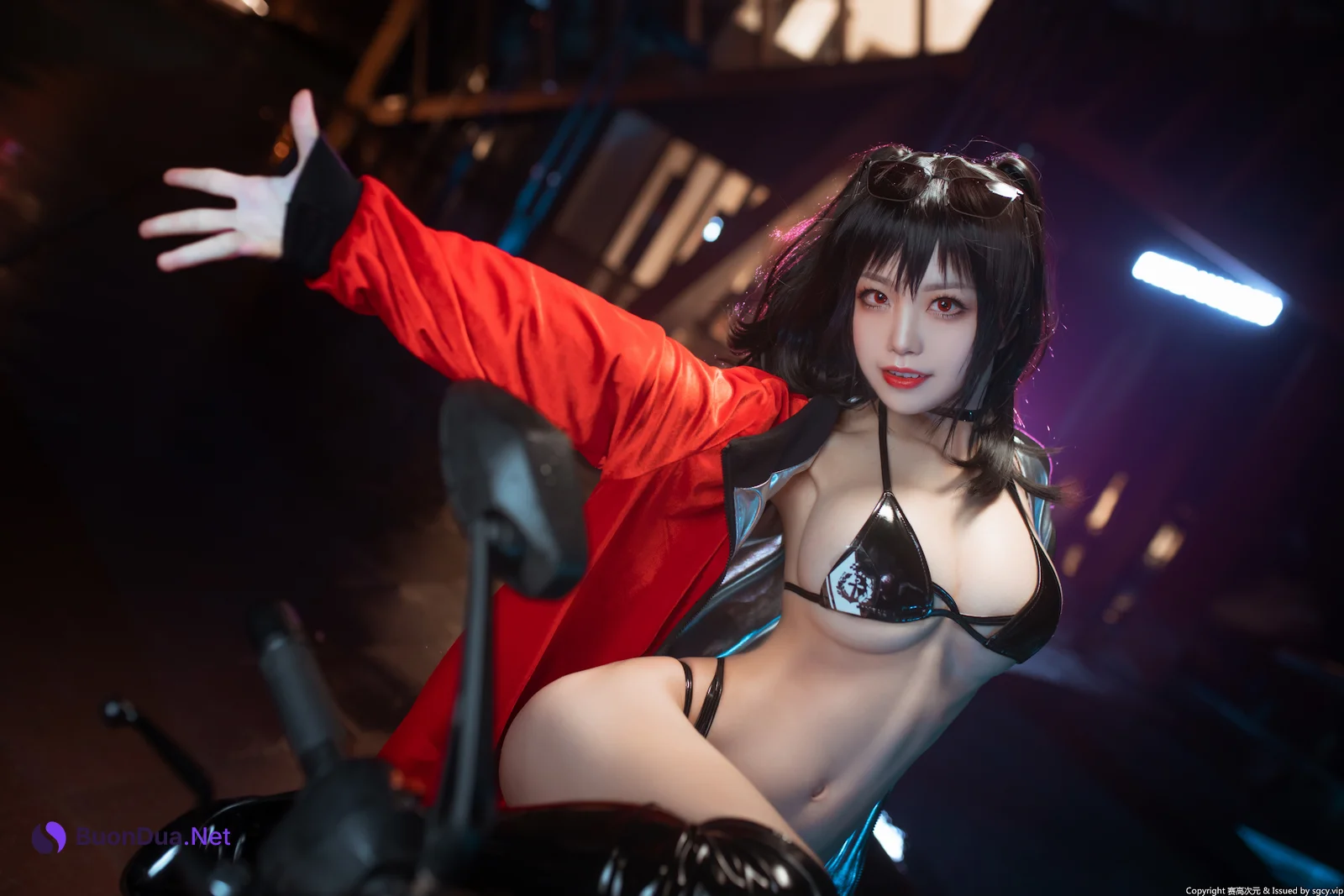 Coser@水淼Aqua Vol.007 大凤机车少女 - 照片 5