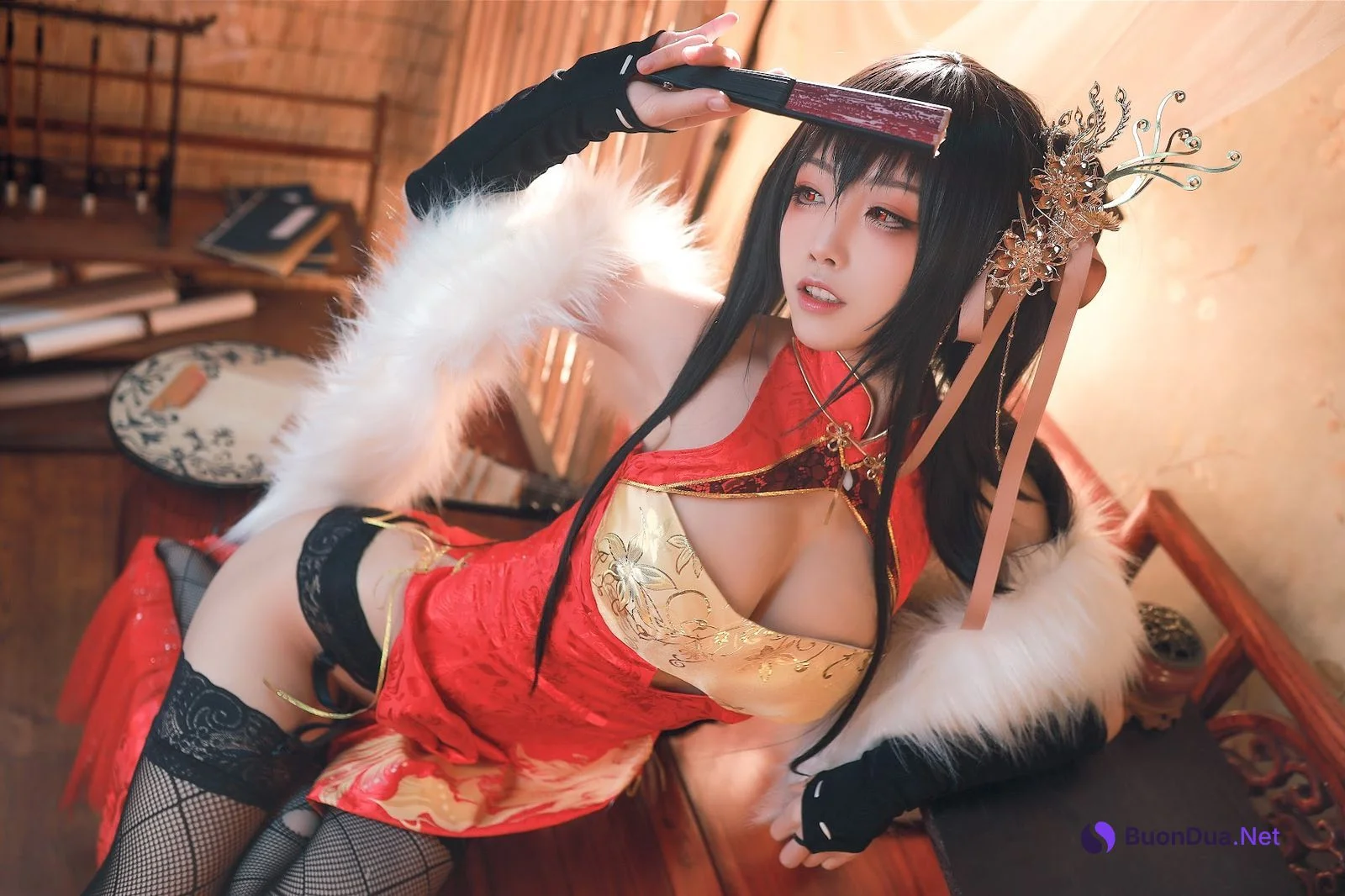 Coser@水淼Aqua Vol.008 大鳳 旗袍 - Photo 12