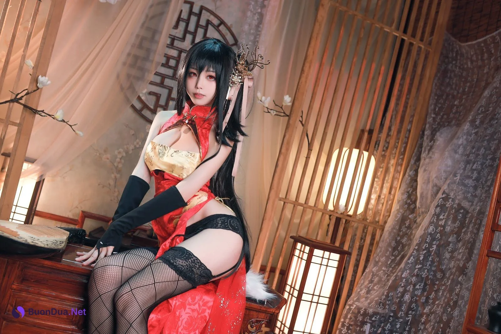 Coser@水淼Aqua Vol.008 大鳳 旗袍 - Photo 14