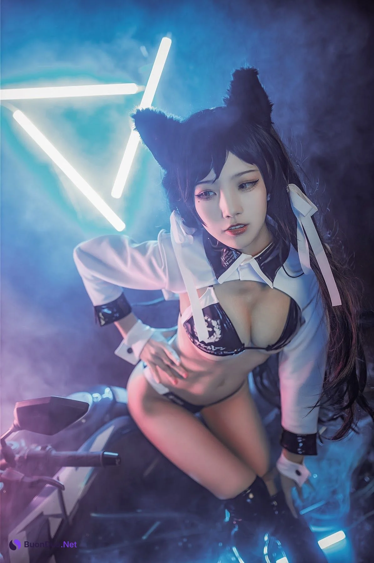 Coser@水淼Aqua Vol.015 爱宕犬 机车 - 照片 17